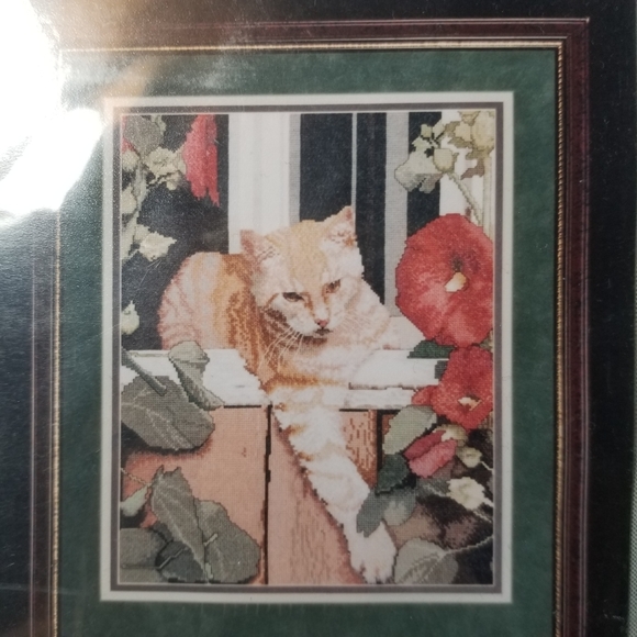 Kit Cross Stitch Orange Cat